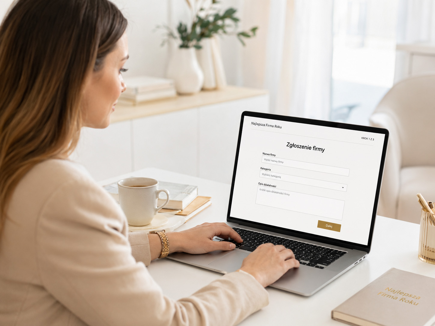 Zgłoszenie firmy przez formularz online